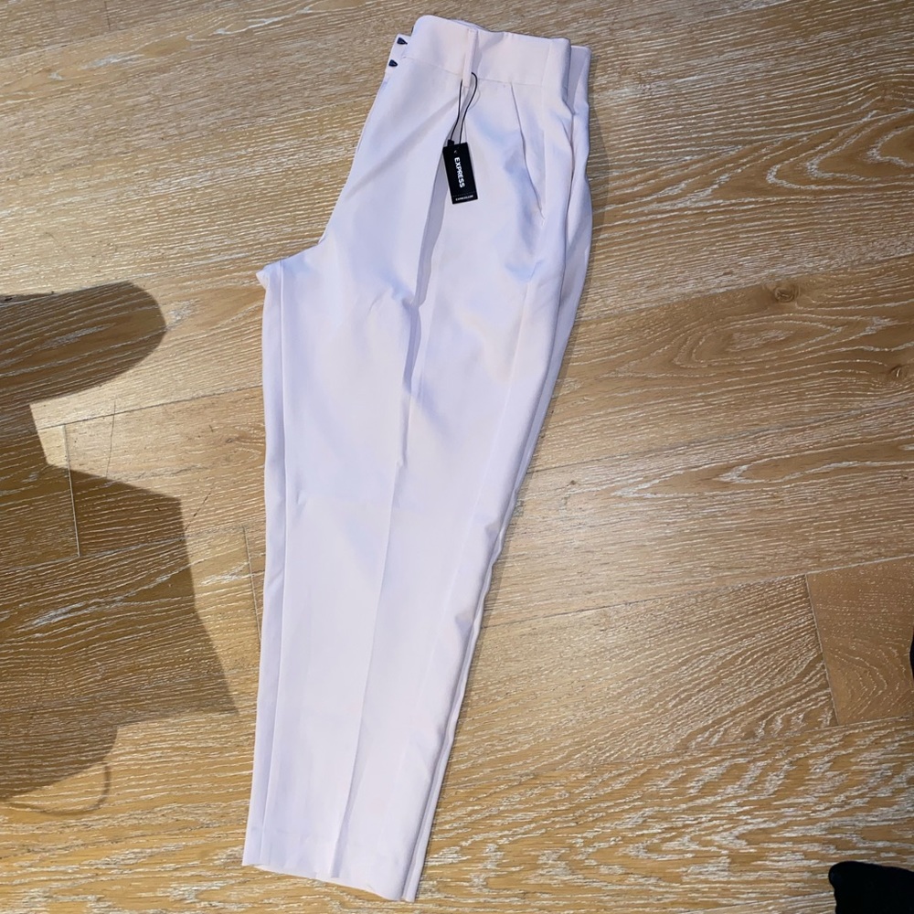 new with tag express light pink trousers
